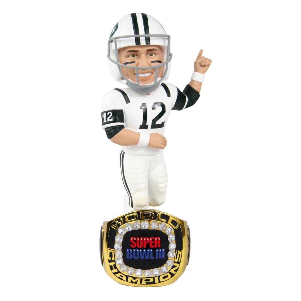 Joe Namath New York Jets Super Bowl III Exclusive Bobblehead #/360